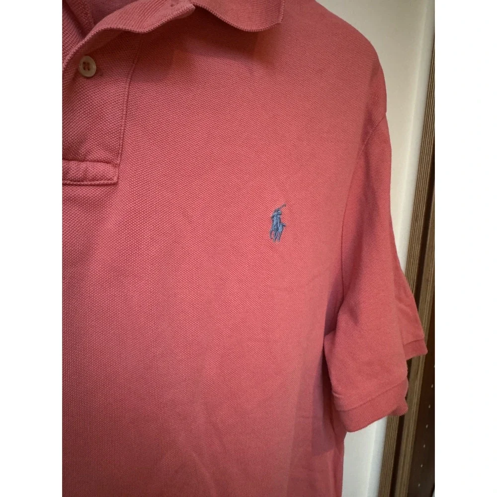 Polo Ralph Lauren Classic Fit Polo Shirt Coral Salmon Size XL